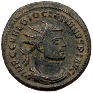 Diocletian (284-305), AE post-reform radiate (Bronze, 21,7 mm, 3,05 g), Alexandria, 296/7.