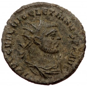Diocletian (284-305) AE Radiate (Bronze 3,26 21mm) Antioch, AD 285.
