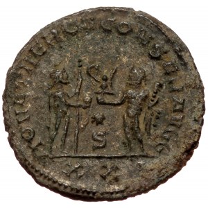 Diocletian (284-305) AE Radiate (Bronze 3,26 21mm) Antioch, AD 285.