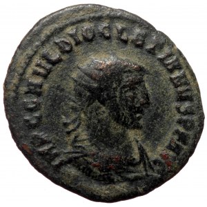 Diocletianus (284-305), Antiochia, AE antoninianus (Bronze, 21,8 mm, 3,50 g), 284. Obv: IMP C C VAL DIOCLETIANVS P F AV