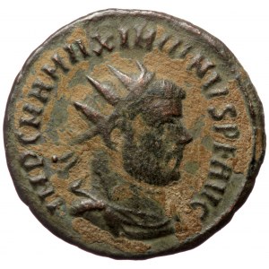 Maximianus (285-305), Cyzicus, AE antoninianus (Bronze, 20,9 mm, 3,06 g), 298/299. Obv: IMP C M A MAXIMIANVS P F AVG, r