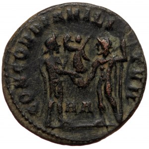 Maximian (286-305) AE Radiate (Bronze 2,95g 20mm) Heraclea, 295-61.