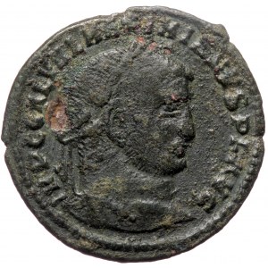 Maximinus II (310-313), Heraclea, AE follis (Bronze, 26,8 mm, 5,31 g), 308-310. Obv: IMP C GAL VAL MAXIMIANVS P F AVG, l