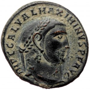 Maximinus II (310-313), Antiochia, AE follis (Bronze, 21,7 mm, 6,00 g), 312. Obv: IMP C GAL VAL MAXIMINVS P F AVG Laurea
