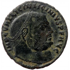Licinius I (308-324), Cyzicus, AE follis (Bronze, 22,2 mm, 3,08 g), 316-317. Obv: IMP C VAL LICIN LICINIVS P F AVG, laur