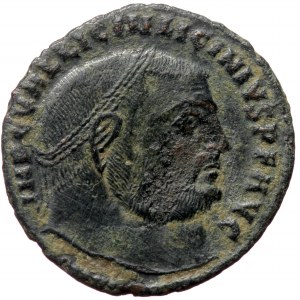 Licinius I (308-324), Antiochia, AE follis (Bronze, 18,9 mm, 3,86 g), 317-320. Obv: IMP LICI - NIVS AVG, laureate and dr
