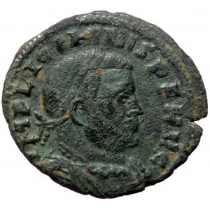 Licinius I (308-324), Rome, AE follis (Bronze, 20,9 mm, 2,19 g), 314-315. Obv: IMP LICINIVS P F AVG, laureate and cuiras