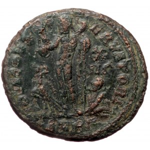 Licinius I (308-324), Heraclea, AE follis (Bronze, 20,7 mm, 3,59 g), 321-324. Obv: IMP C VAL LICIN LICINIVS P F AVG, rad