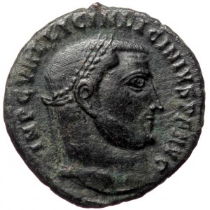 Licinius I (308-324), Nicomedia, AE follis (Bronze, 21,4 mm, 4,52 g), ca. 312. Obv: IMP C VAL LICIN LICINIVS P F AVG, la