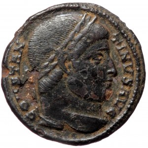 Constantine I (307/10-337), Constantinopolis, AE follis (Bronze, 19,0 mm, 2,91 g), 326-327. Obv: CONSTAN-TINVS AVG, laur