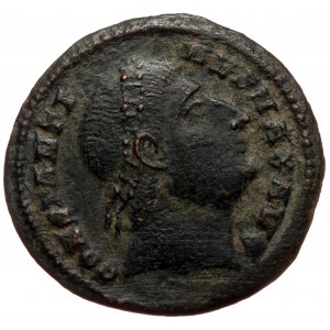 Constantine The Great (307/310-337) AE Follis (Bronze 2,74g 20mm) Constantinopolis, 327. Obv: CONSTANTI-NVS MAX AVG Di