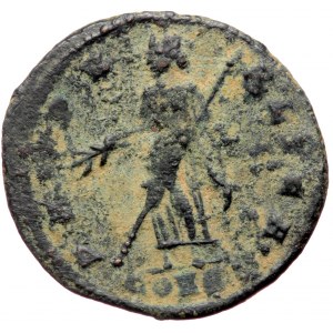 Helena (324-328/30), AE follis (Bronze, 16,9 mm, 1,51 g), Constantinopolis, 330. Obv: FL IVL HE - LENAE AVG, diademed a