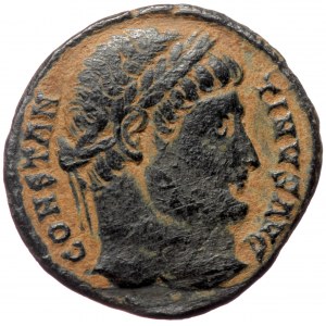 Constantine I (307/10-337), Antiochia, AE follis (Bronze, 19,3 mm, 2,56 g), 327-328. Obv: CONSTAN-TINVS AVG, laureate he