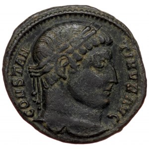 Constantine I the Great (307-337). AE follis (Bronze 3,42g 19mm) Antioch, 3rd officina, 326-327.