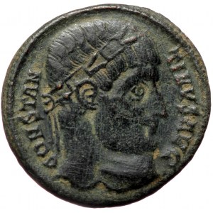 Constantine I (307/10-337), Antiochia, AE follis (Bronze, 19,6 mm, 2,92 g), 327-328. Obv: CONSTAN-TINVS AVG, laureat-and