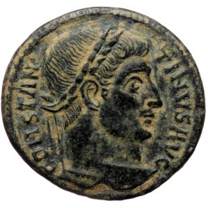 Constantine I (307/10-337), Aquileia, AE follis (Bronze, 18,6 mm, 3,07 g), 320-321. Obv: CONSTANTINVS AVG, laureate head