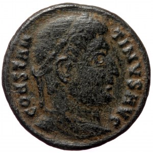 Constantine I (307/10-337), Nicomedia, AE follis (Bronze, 18,4 mm, 2,67 g), 328-329. Obv: CONSTAN-TINVS AVG, trip pearl