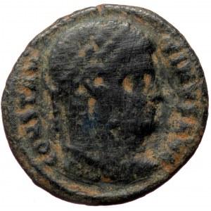 Constantine I (307/10-337), Thessalonica, AE follis (Bronze, 19,5 mm, 2,66 g), 326-328. Obv: CONSTAN-TINVS AVG, laureate