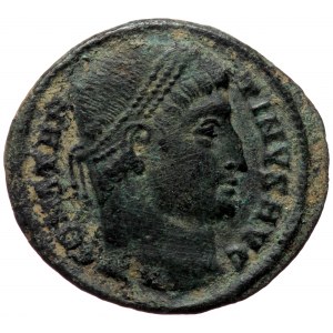 Constantine I (307/10-337), Nicomedia, AE follis (Bronze, 20,4 mm, 2,61 g), 328-329. Obv: CONSTAN-TINVS AVG, laureate he
