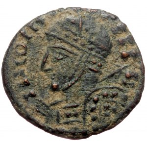 Barbaric imitation of Constantine I. follis VICTORIAE LAETAE type, AE (Bronze, 17,5 mm, 2,10 g), uncertain mint.
