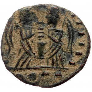 Barbaric imitation of Constantine I. follis VICTORIAE LAETAE type, AE (Bronze, 17,5 mm, 2,10 g), uncertain mint.