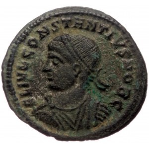 Constantius II (Caesar, 324-337) AE Follis (Bronze 2,37g 19mm) Cyzicus, 325-326.