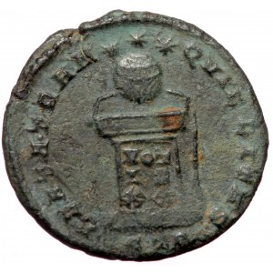 Constantine II as caesar (316-337), AE follis (Bronze, 18,6 mm, 2,15 g), Treveri (Trier), 323.