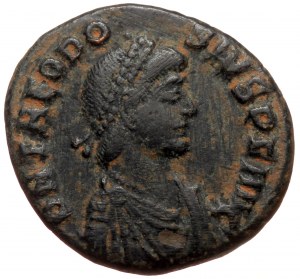 Theodosius I (379-395), AE 2 majorina (Bronze, 21,9 mm, 4,94 g), Cyzicus, 387-392.