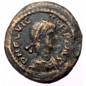 Flavius Victor (387-388), AE follis (Bronze, 16,6 mm, 2,86 g). Arelate, 387-388.