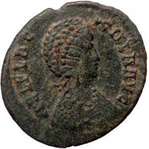 Aelia Flaccilla (379-386/8), Constantinopolis, AE majorina (Bronze, 25,0 mm, 4,60 g). Obv: AEL FLACCILLA AVG, diademed