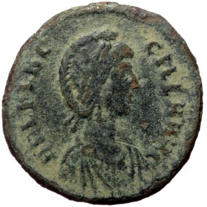 Aelia Flaccilla (379-386/8), Cyzicus, AE majorina (Bronze, 24,0 mm, 4,35 g). Obv: AEL FLAC - CILLA AVG, diademed, drape