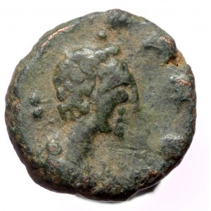 Vandals, uncertain mint, 5th century, AE nummus (Bronze, 10,6 mm, 1,11 g).