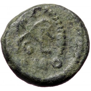 Marcian (450-457), Constantinopolis, AE nummus (Bronze, 11,5 mm, 1,81 g). Obv: [D N MARCI]ANVS P F A, pearl diademed, d