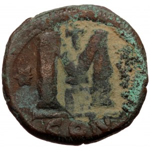 JUSTIN I (518-527) AE follis (Bronze 19,71 30mm) Constantinople mint