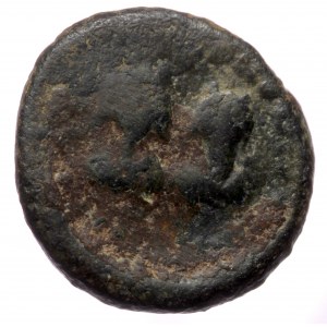 Justin I & Justinian I (527 AD) Æ Pentanummium (Bronze, 2.14g, 12mm) Antioch