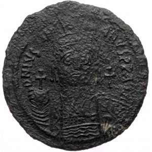 Justinian I (527-565), AE follis (Bronze, 40,0 mm, 20,80 g), Constantinople, year 16 = 541/2.
