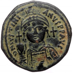 Justinian I (527-565), AE follis (Bronze, 34,8 mm, 17,45 g), Nicomedia, RY 17 = 542/3.