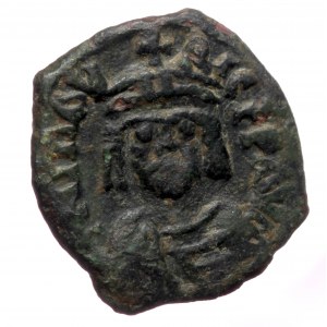 Maurice Tiberius (582-602), AE decanummium (Bronze, 17,5 mm, 2,74 g). Constantinople.