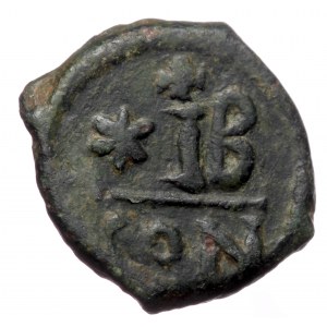 Maurice Tiberius (582-602), AE decanummium (Bronze, 17,5 mm, 2,74 g). Constantinople.