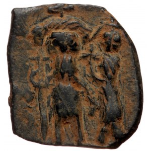 Unreaserched Arab-Byzantine (?) AE follis (Bronze 3,69g 19mm)