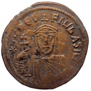 Theophilus (829-842), AE follis (Bronze, 30,0 mm, 8,37 g), Constantinople.