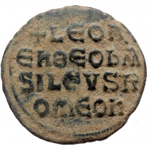 Leo VI the Wise (886-912), AE follis (Bronze, 25,2 mm, 6,71 g), Constantinople.