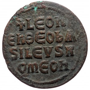 Leo VI the Wise (886-912), AE follis (Bronze, 28,0 mm, 6,67 g), Constantinople.