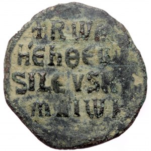 Constantine VII Porphyrogenitus with Romanus I (913-959), AE follis (Bronze, 26,5 mm, 5,85 g), Constantinople, 931-944.