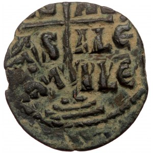 Anonymous attributed to Romanus III (1028-1034) AE follis (Bronze 7,73g 30mm) Constantinople, ca 1028-1034.