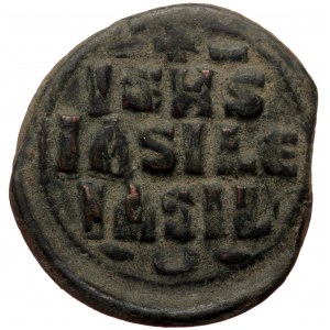 Anonymous follis atributted to Constantine IX (1050-1060 AD) AE Follis (Bronze 8,71g 31mm) Constantinople