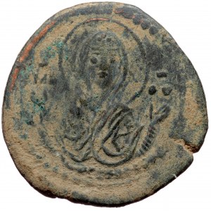 Anonymous follis, class G, time of Romanus IV, ca. 1068-1071, AE follis (Bronze, 29,9 mm, 9,78 g), Constantinople.