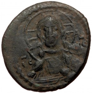 Anonymous attributed to Romanus IV (1068-1071) AE Follis (Bronze 7,69g 27mm) Constantinople