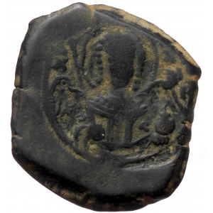Isaac II Angelus, first reign, 1185-1195. Heavy tetarteron (Bronze 6,48g 23mm) Thessalonica.