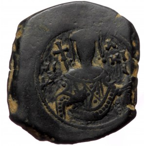 Isaac II Angelus, first reign, 1185-1195. Heavy tetarteron (Bronze 6,48g 23mm) Thessalonica.